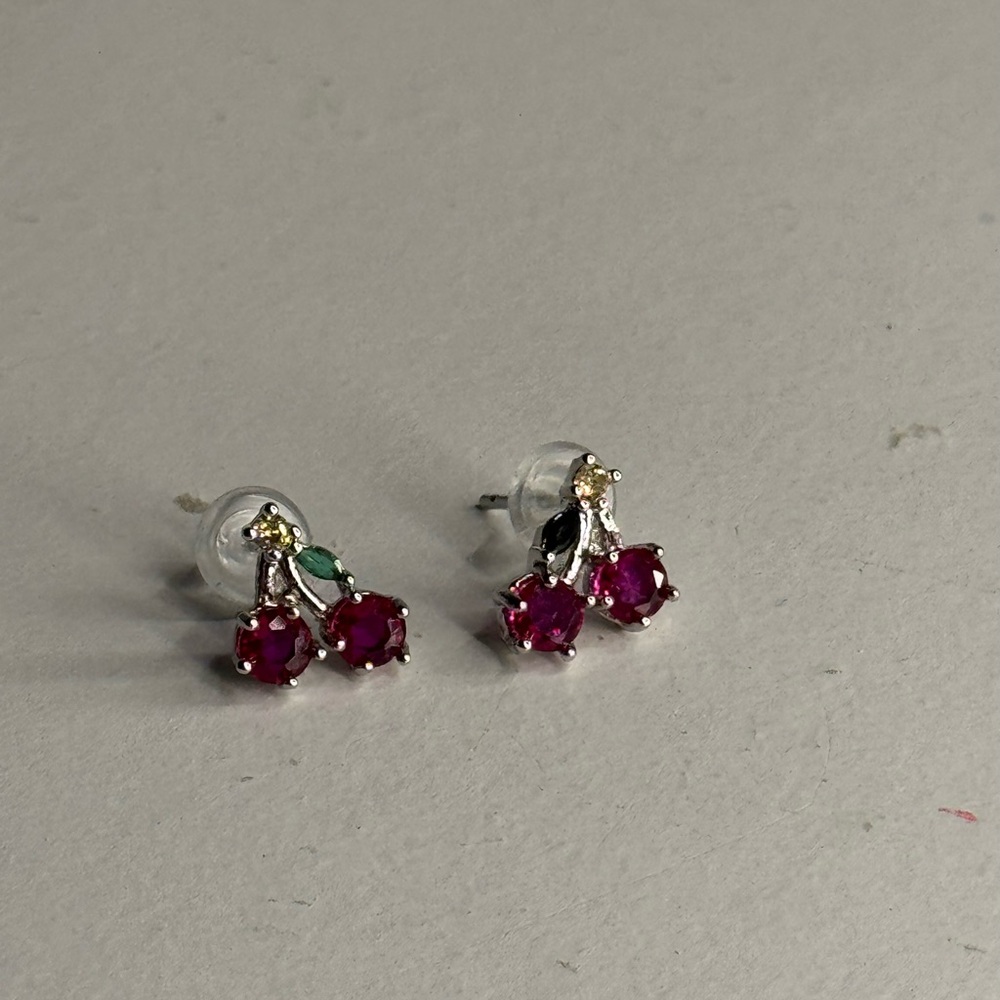 Elegant Cherry-Inspired Earrings